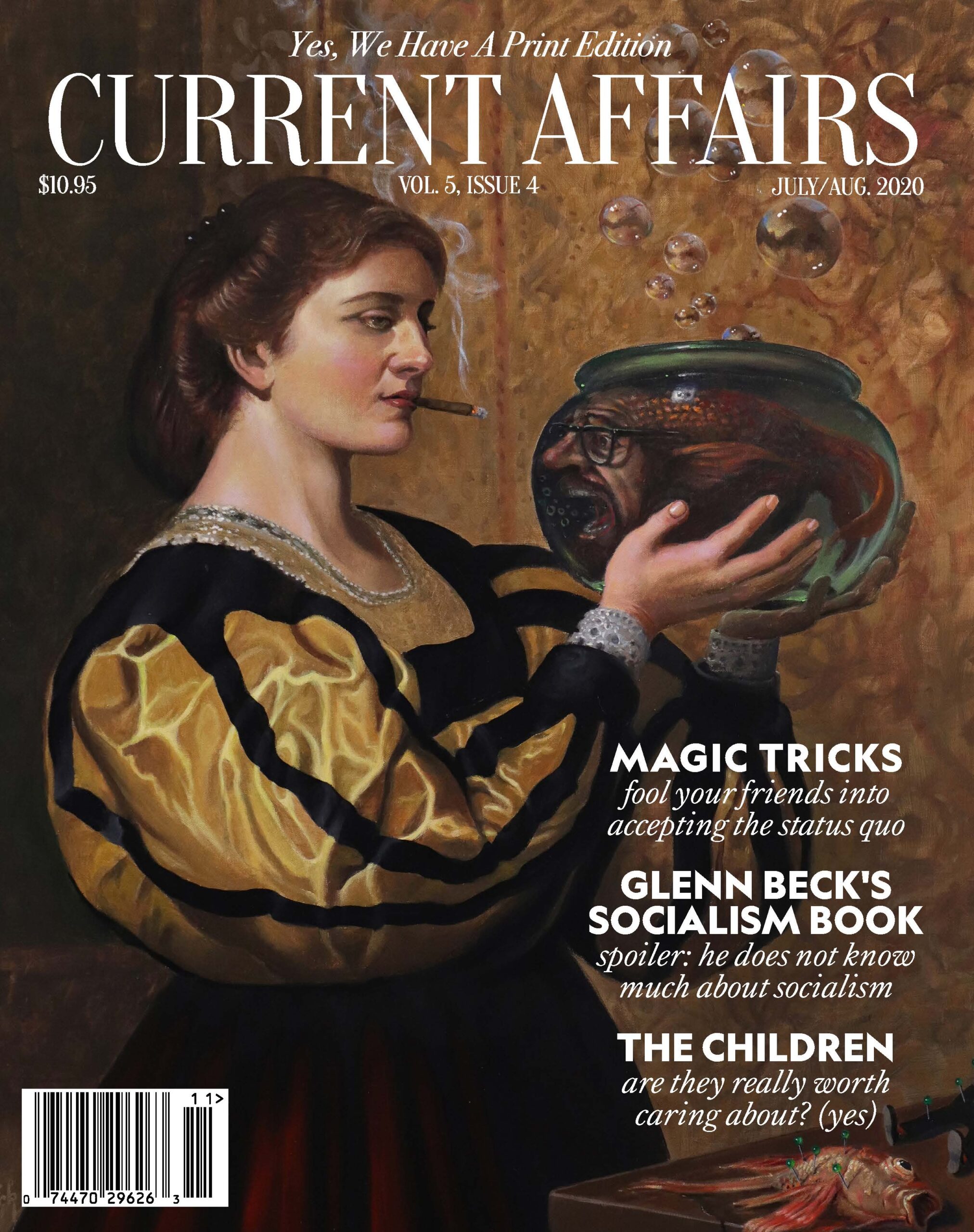 Cover of latest issue of print magazine