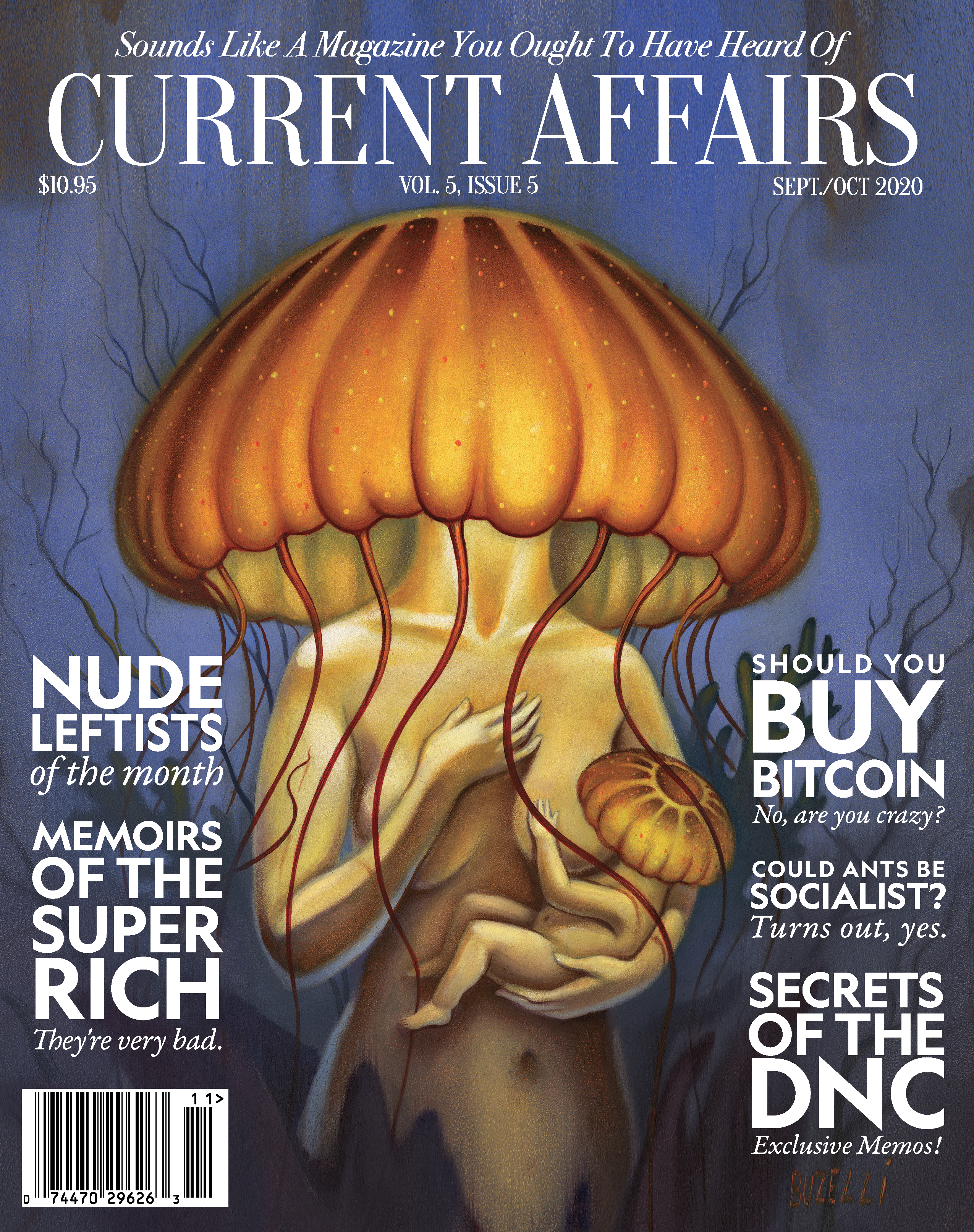 Cover of latest issue of print magazine