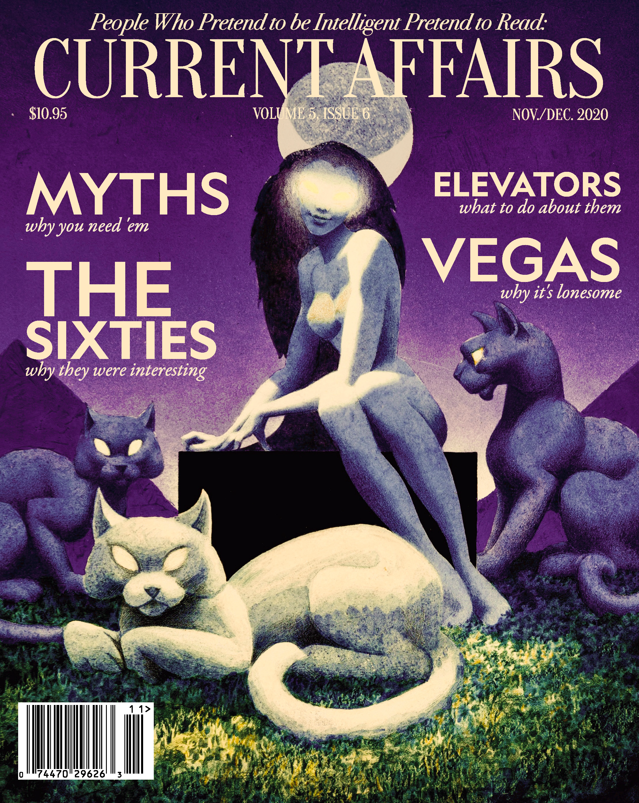 Cover of latest issue of print magazine