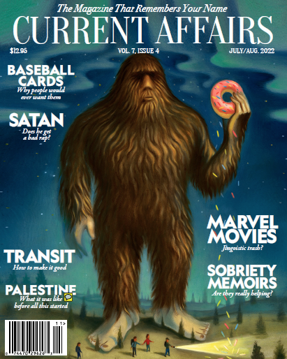 Cover of latest issue of print magazine