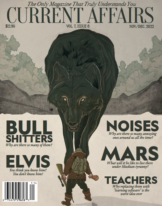 Cover of latest issue of print magazine