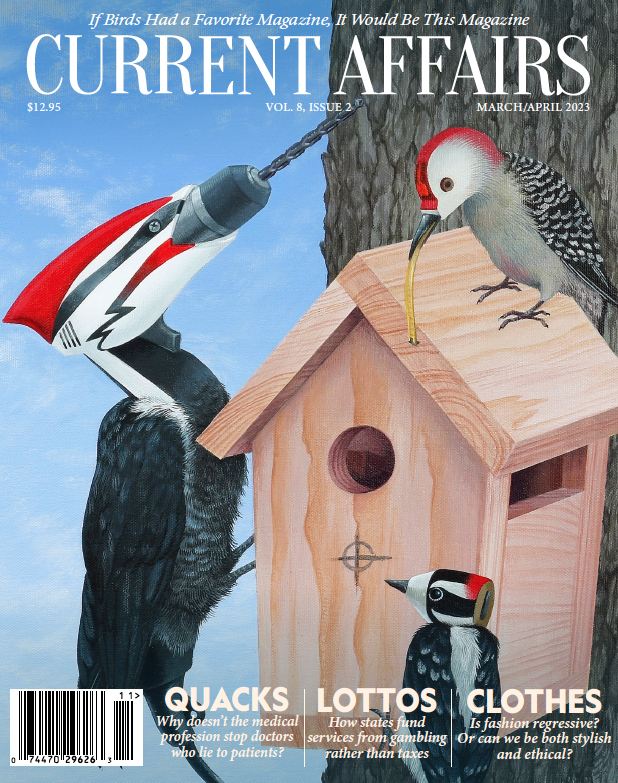 Cover of latest issue of print magazine