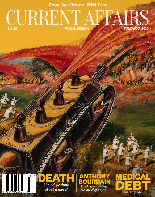 Cover of latest issue of print magazine